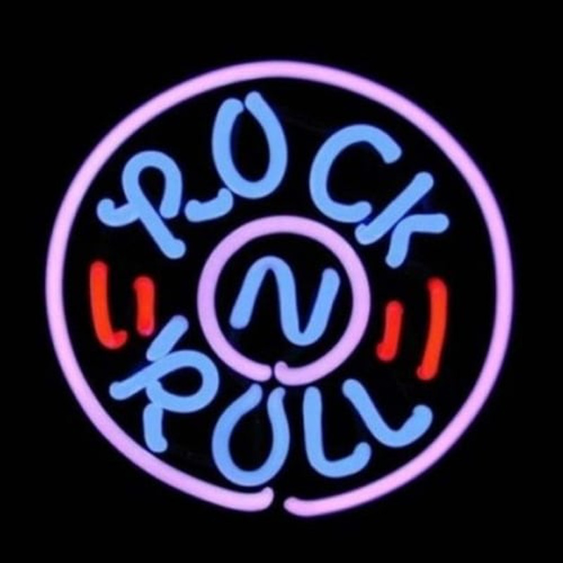 ROCK And N ROLL LIVE MUSIC Party Neon Sign