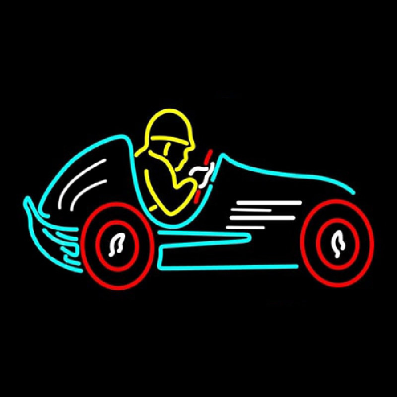 Race Car Neon Sign