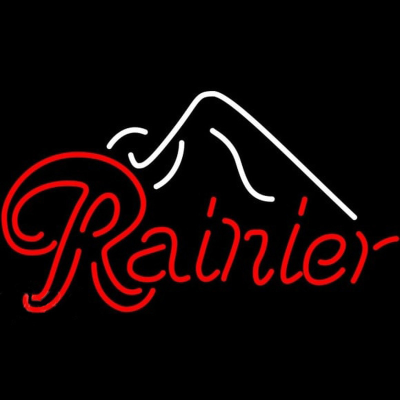 Rainier Ice Mountain Beer Sign Neon Sign