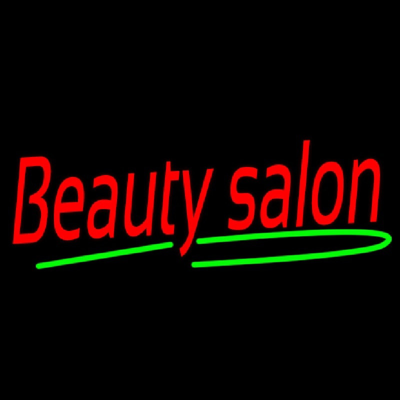 Red Beauty Salon Neon Sign