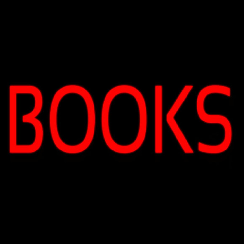 Red Books Neon Sign