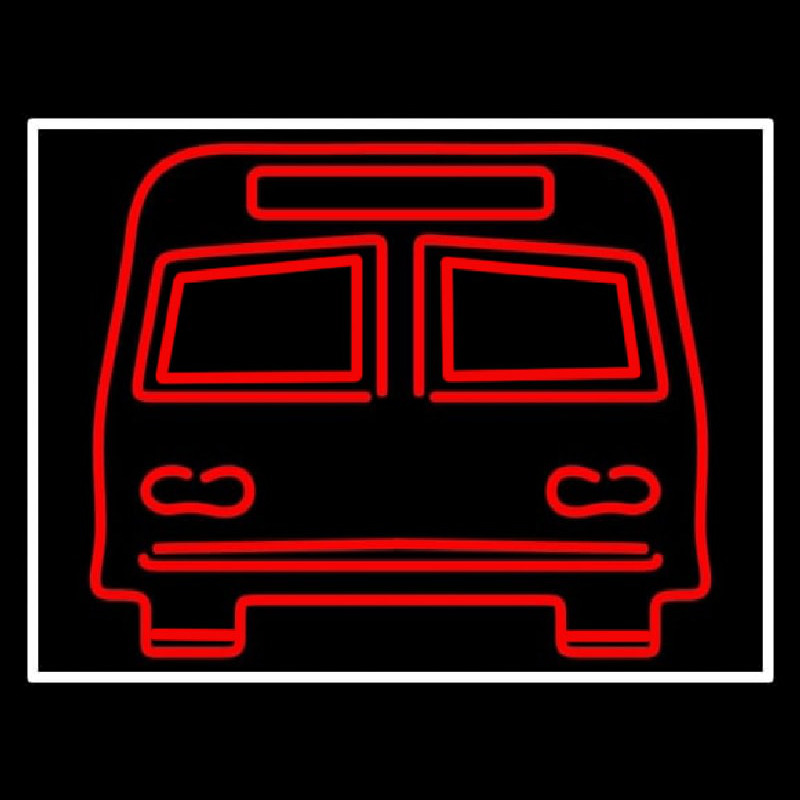 Red Bus Neon Sign