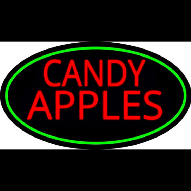 Red Candy Apples Neon Sign