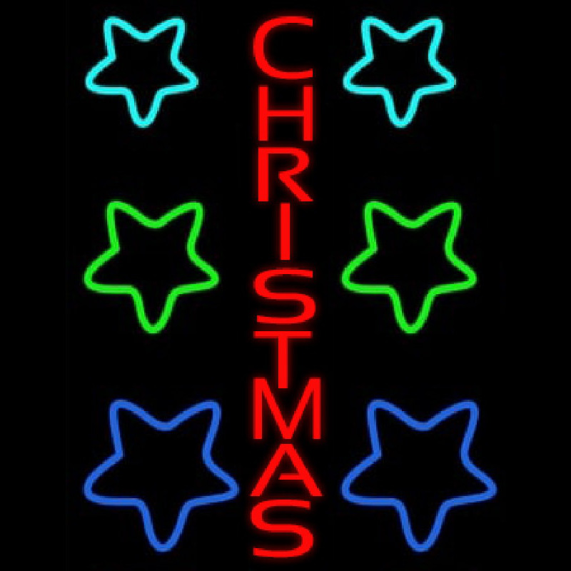 Red Christmas Neon Sign