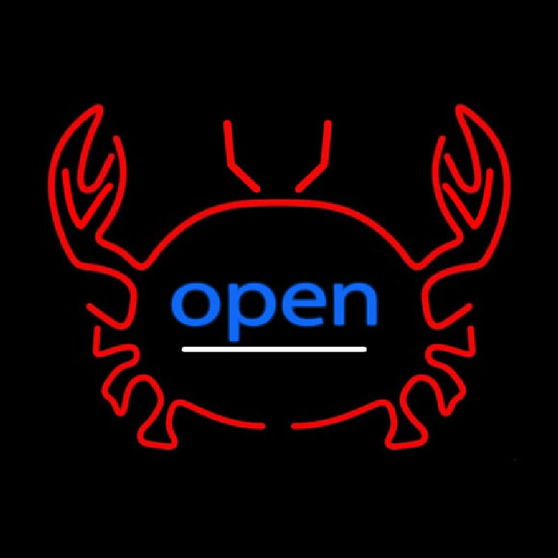 Red Crab Neon Sign