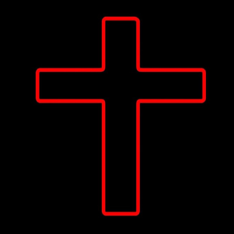 Red Cross Neon Sign