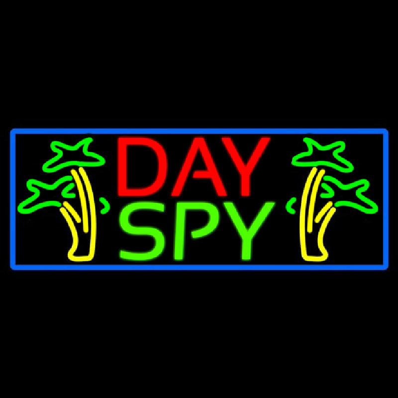 Red Day Spa Green Neon Sign