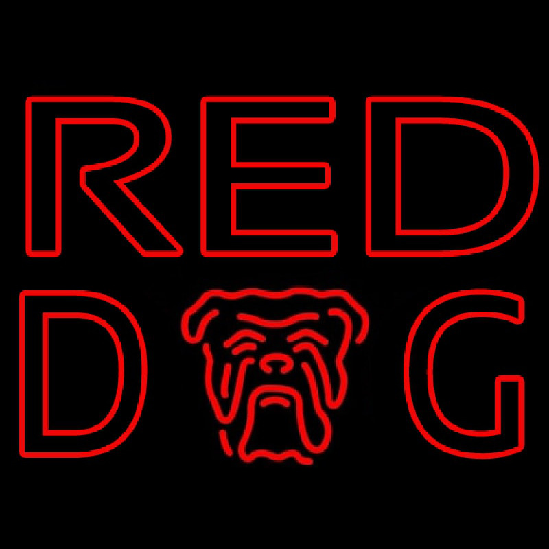 Red Dog Beer Sign Neon Sign