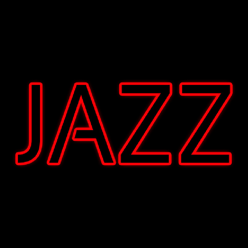 Red Jazz Block 3 Neon Sign