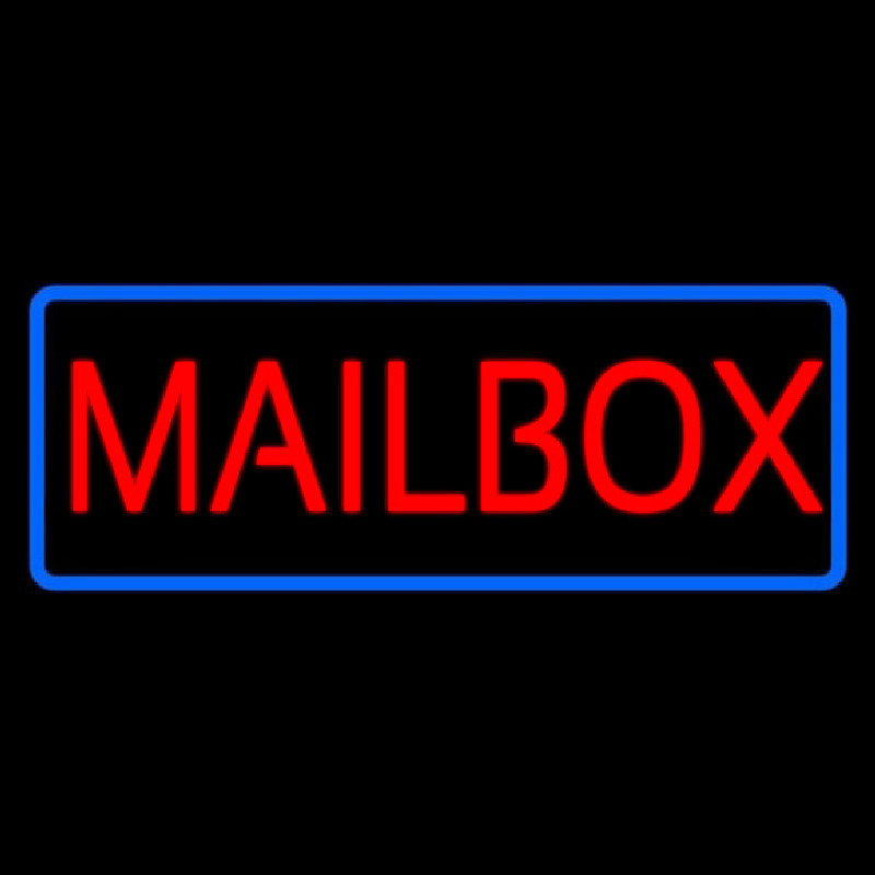 Red Mailbo  Neon Sign