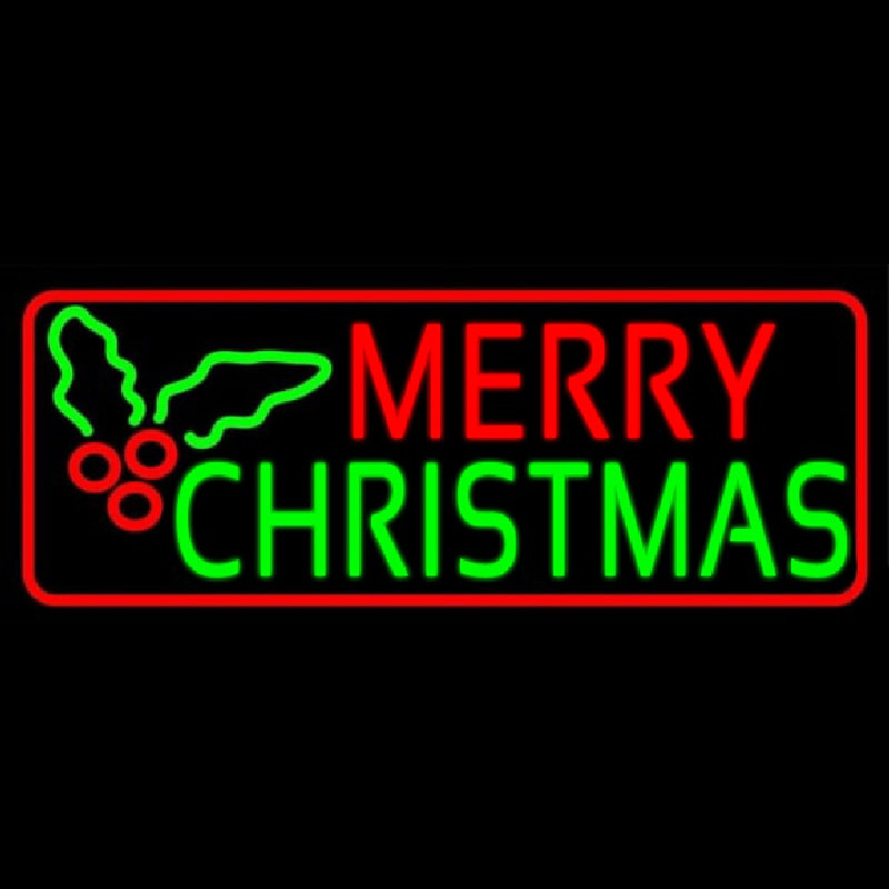 Red Merry Green Christmas Neon Sign