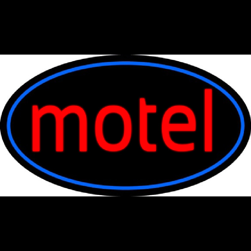 Red Motel Neon Sign