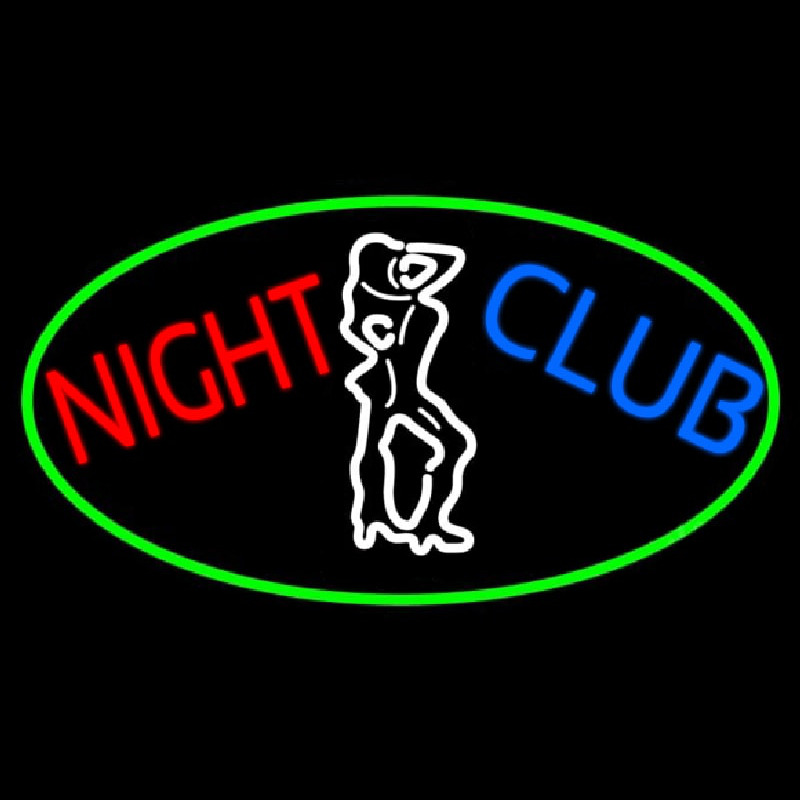 Red Night Club Girls Neon Sign