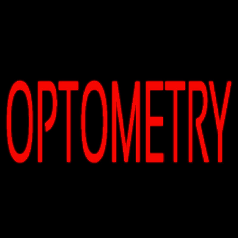 Red Optometry Neon Sign