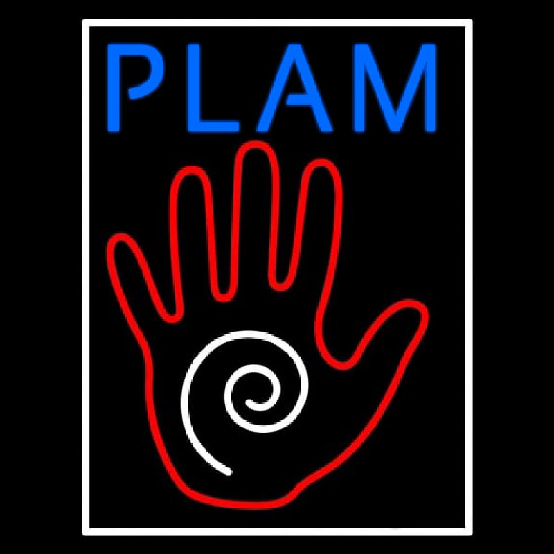 Red Palm Neon Sign