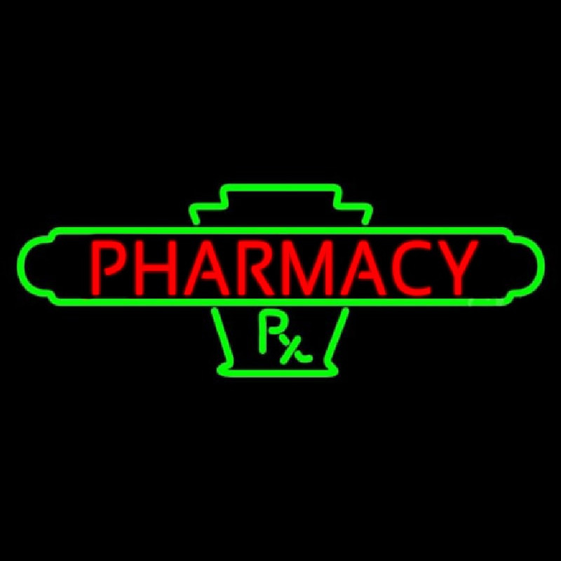 Red Pharmacy Neon Sign