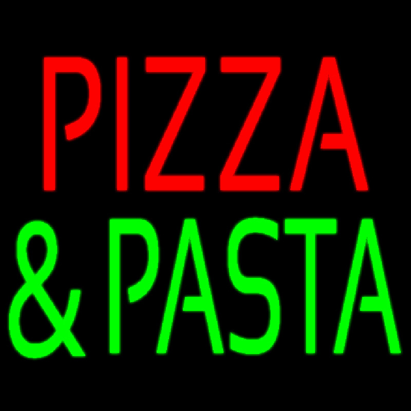 Red Pizza And Pasta Neon Sign