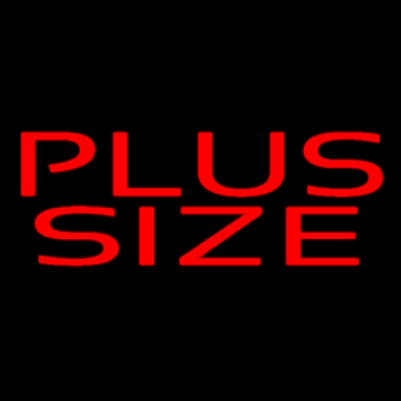 Red Plus Size Neon Sign