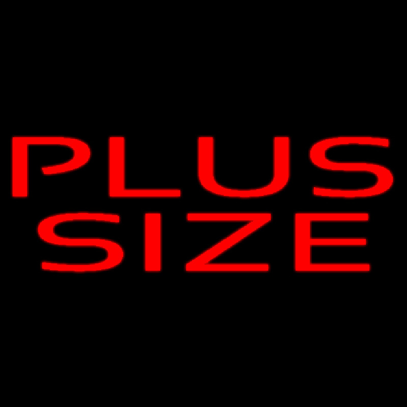 Red Plus Size Neon Sign