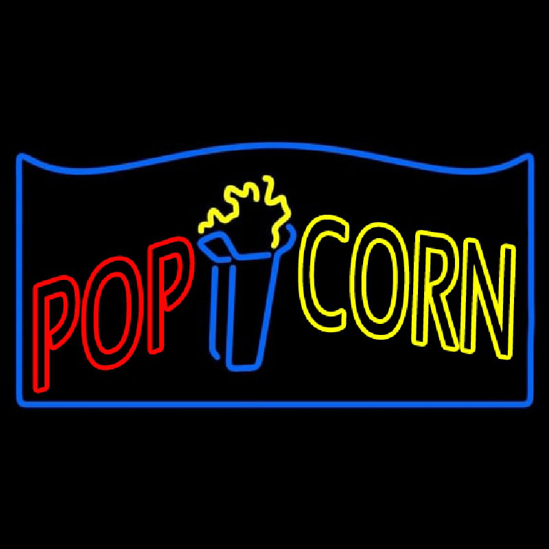 Red Pop Yellow Corn Neon Sign