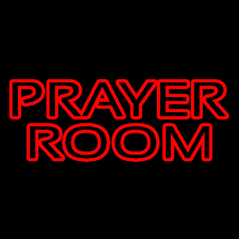 Red Prayer Room Neon Sign