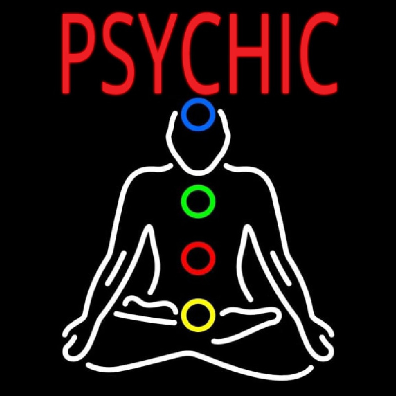 Red Psychic Neon Sign