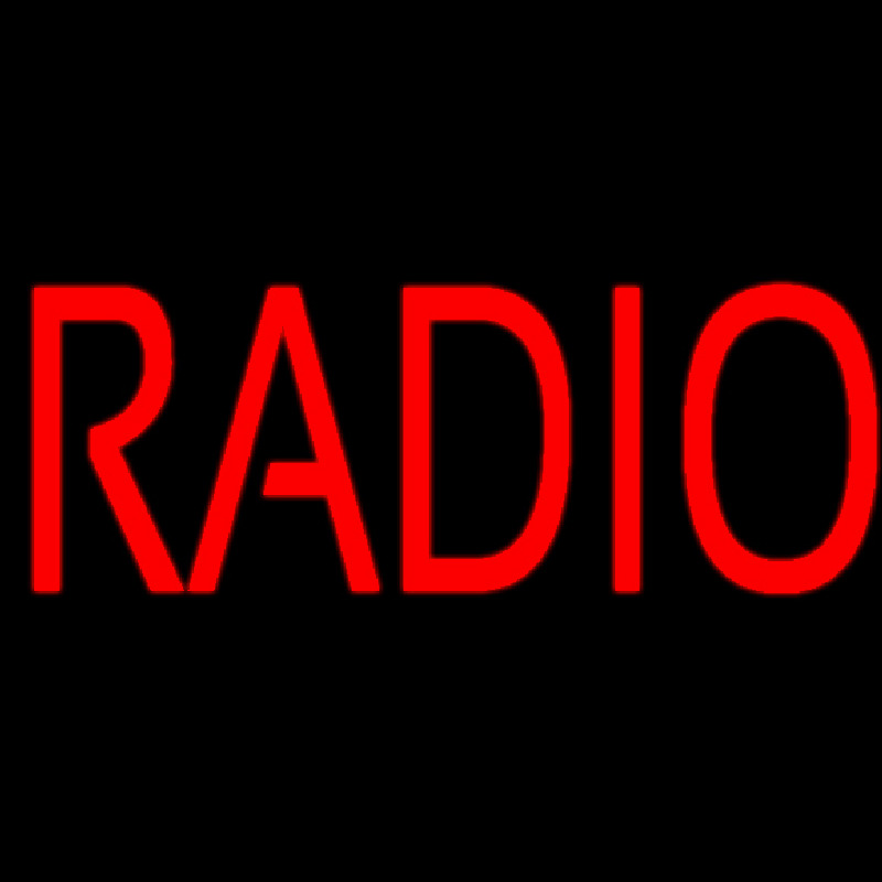 Red Radio Music Neon Sign