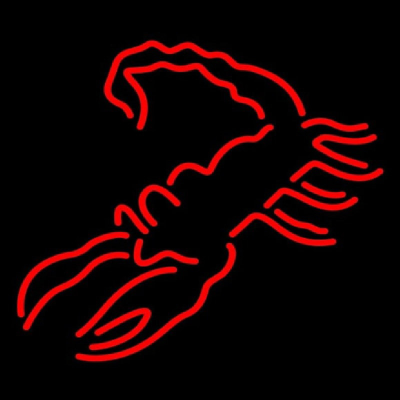 Red Scorpion Logo Neon Sign