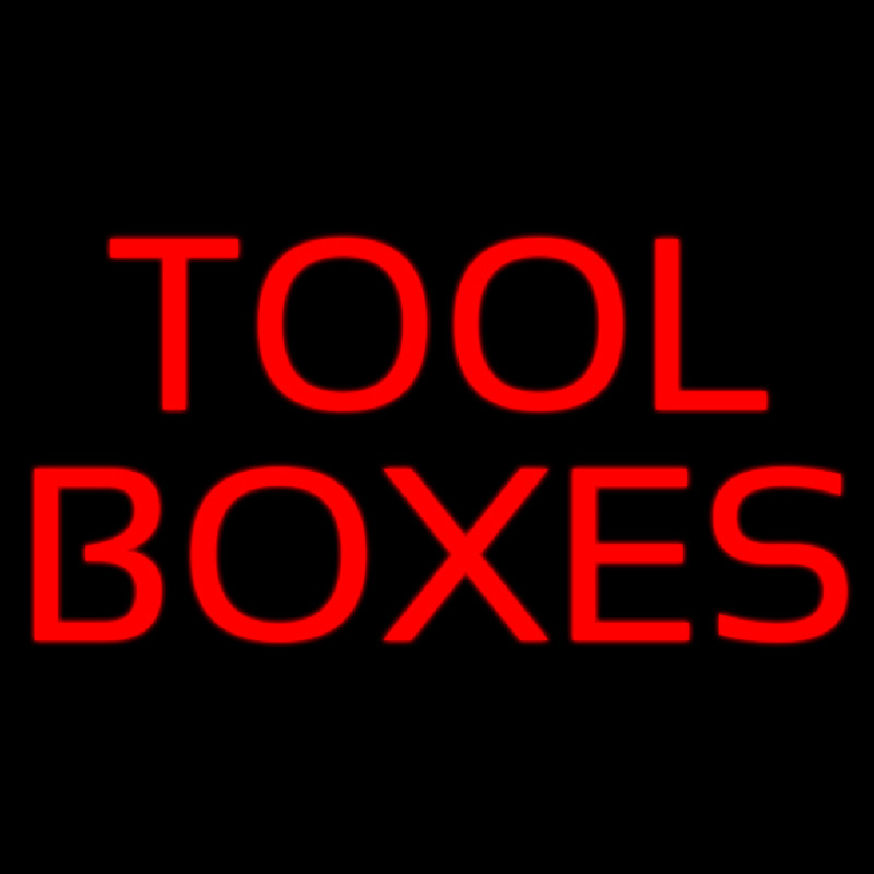 Red Tool Bo es 1 Neon Sign