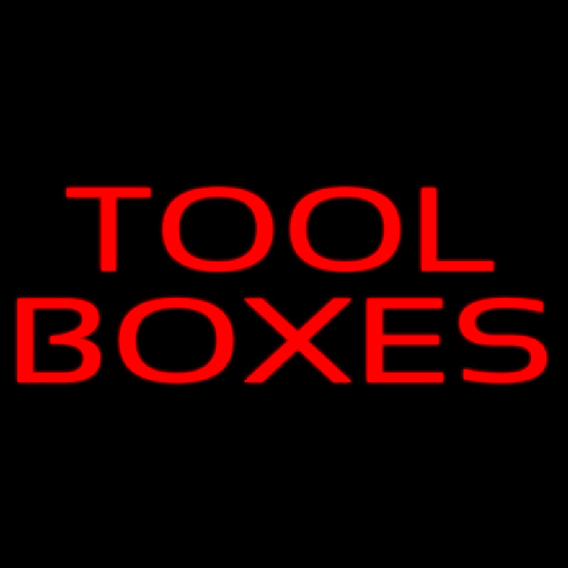 Red Tool Bo es 2 Neon Sign