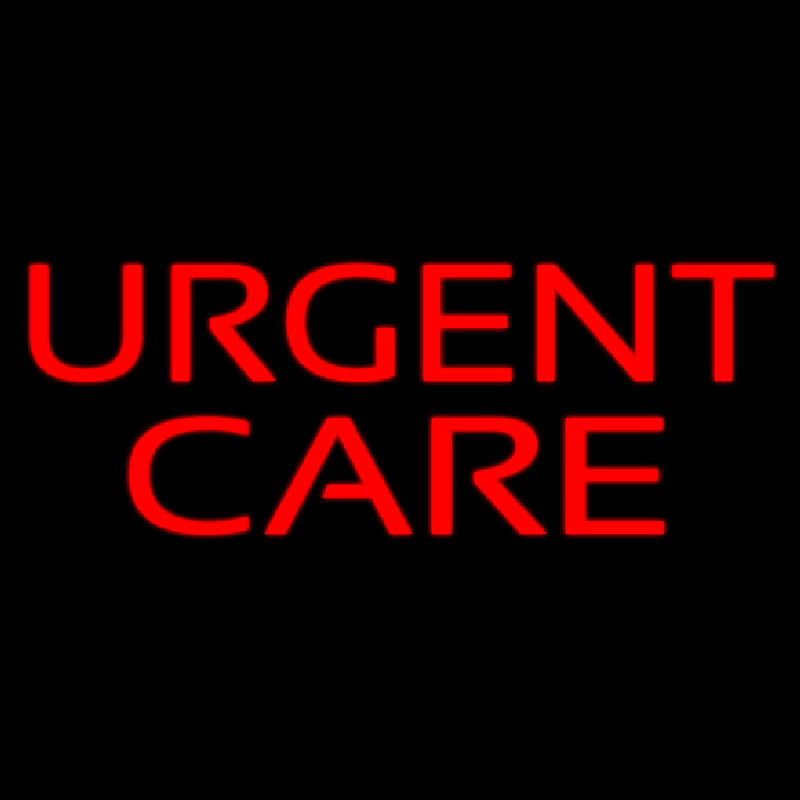 Red Urgent Care Neon Sign