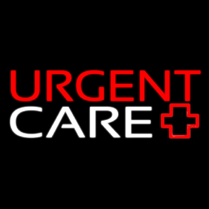 Red Urgent Care Plus Logo 1 Neon Sign