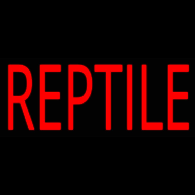 Reptile Block Neon Sign