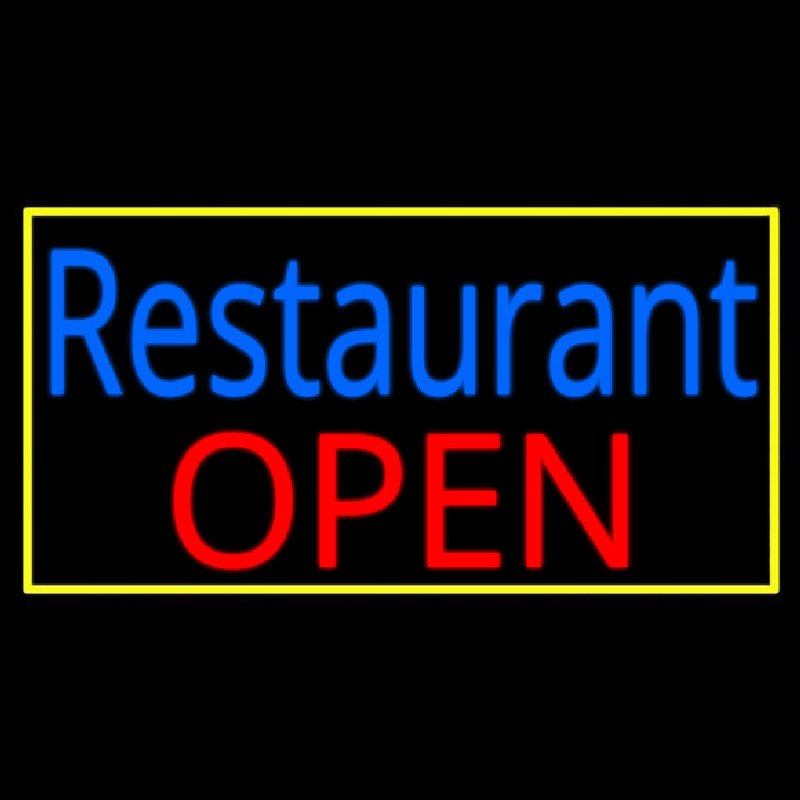 Restaurant Open 1 Neon Sign