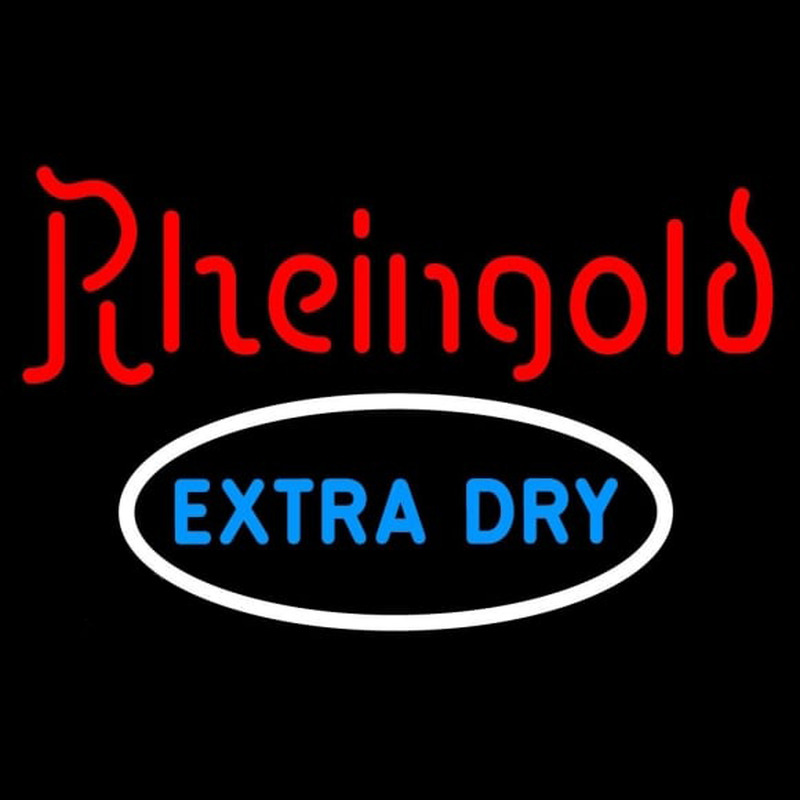 Rheingold E tra Dry Neon Sign