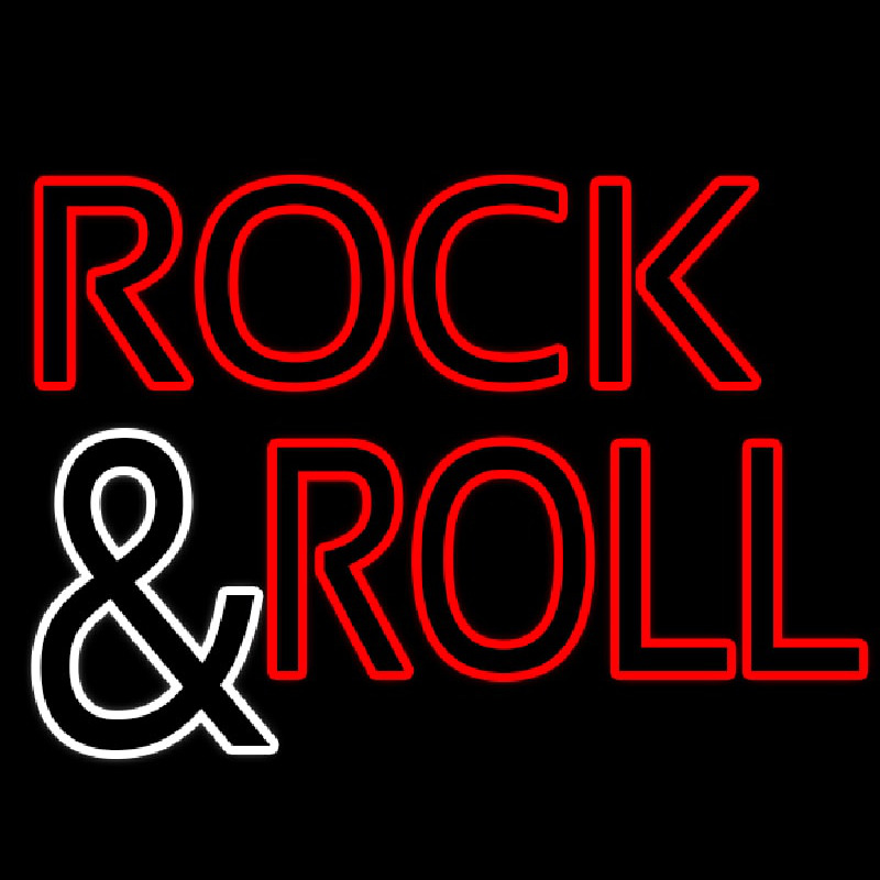 Rock And Roll 1 Neon Sign