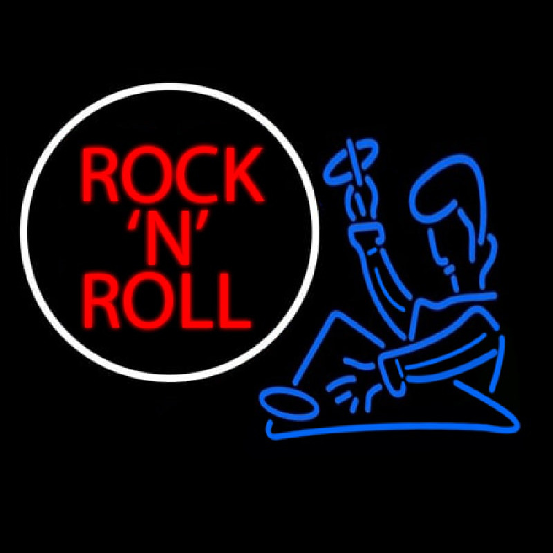 Rock N Roll Dj Neon Sign