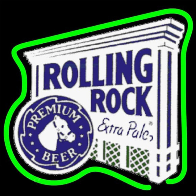 Rolling Rock E tra Pale Premium Beer Sign Neon Sign