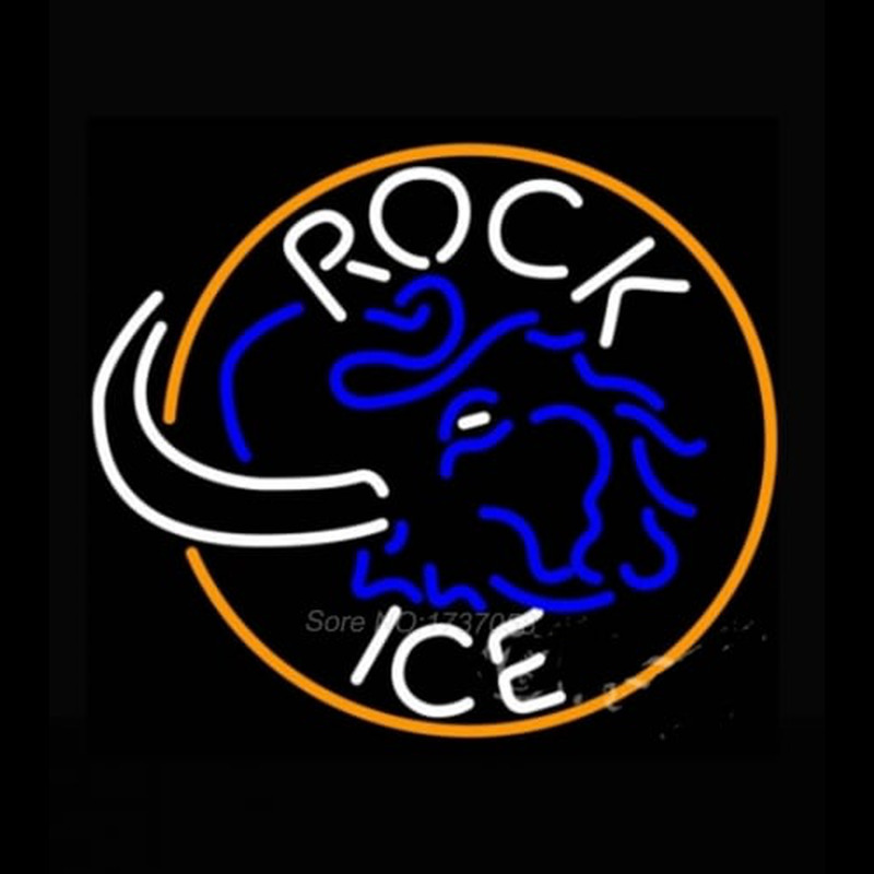 Rolling Rock Ice Elephant Neon Sign
