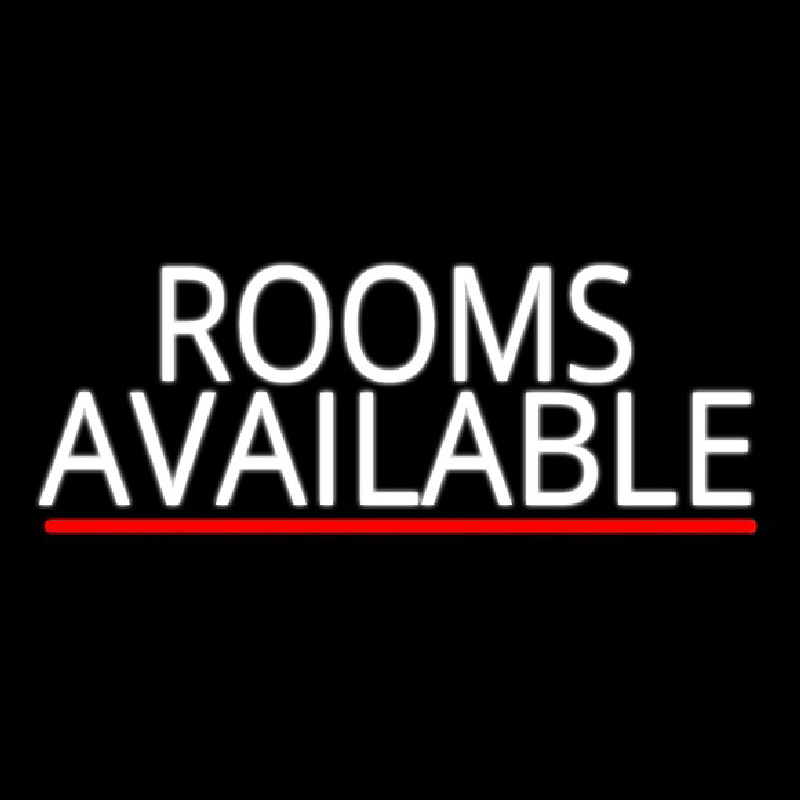 Rooms Available Vacancy Neon Sign