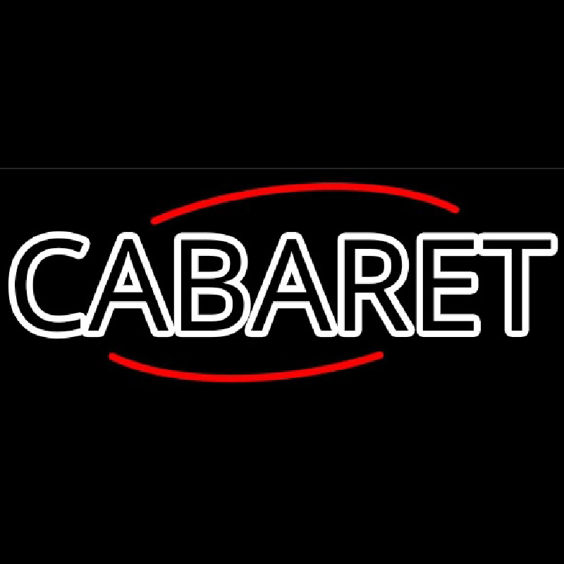 Round Cabaret Neon Sign