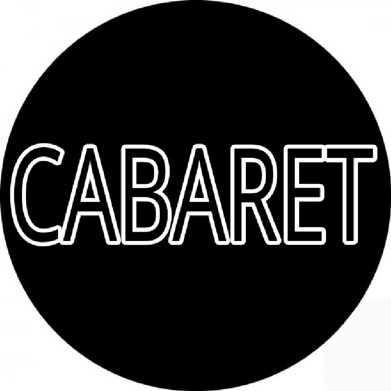 Round Cabaret Neon Sign