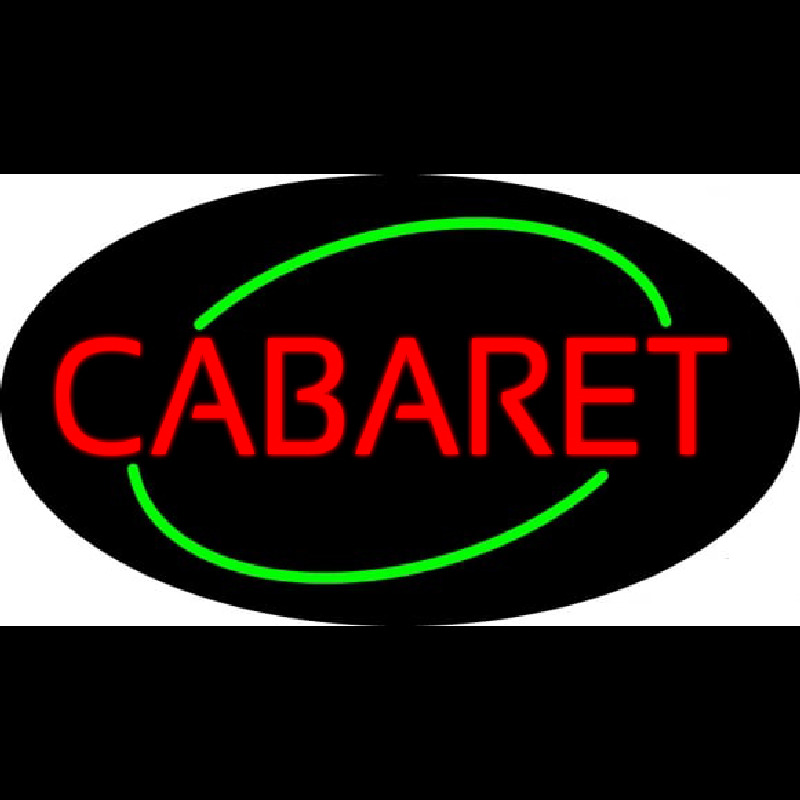 Round Cabaret Neon Sign