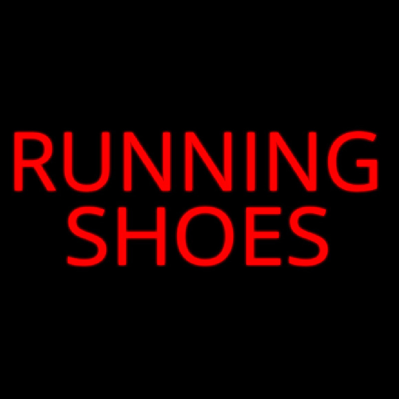 Running Shoes Neon Sign