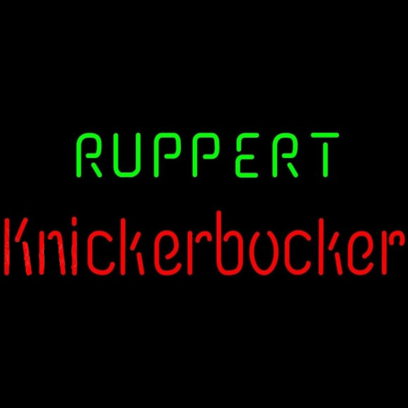 Ruppert Knickerbocker Neon Sign