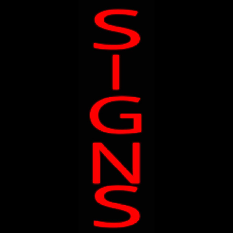 S Neon Sign