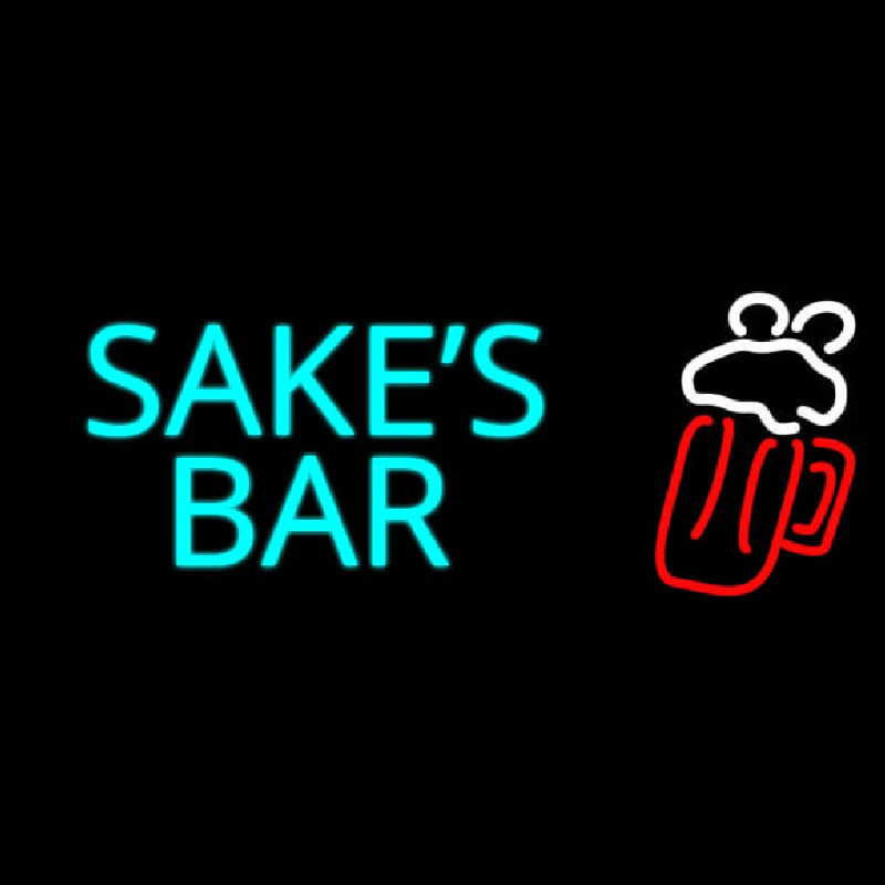 Sakes Bar Neon Sign