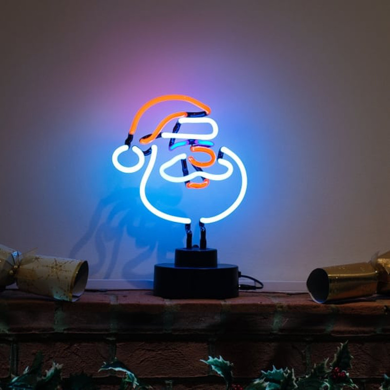 Santa Desktop Neon Sign