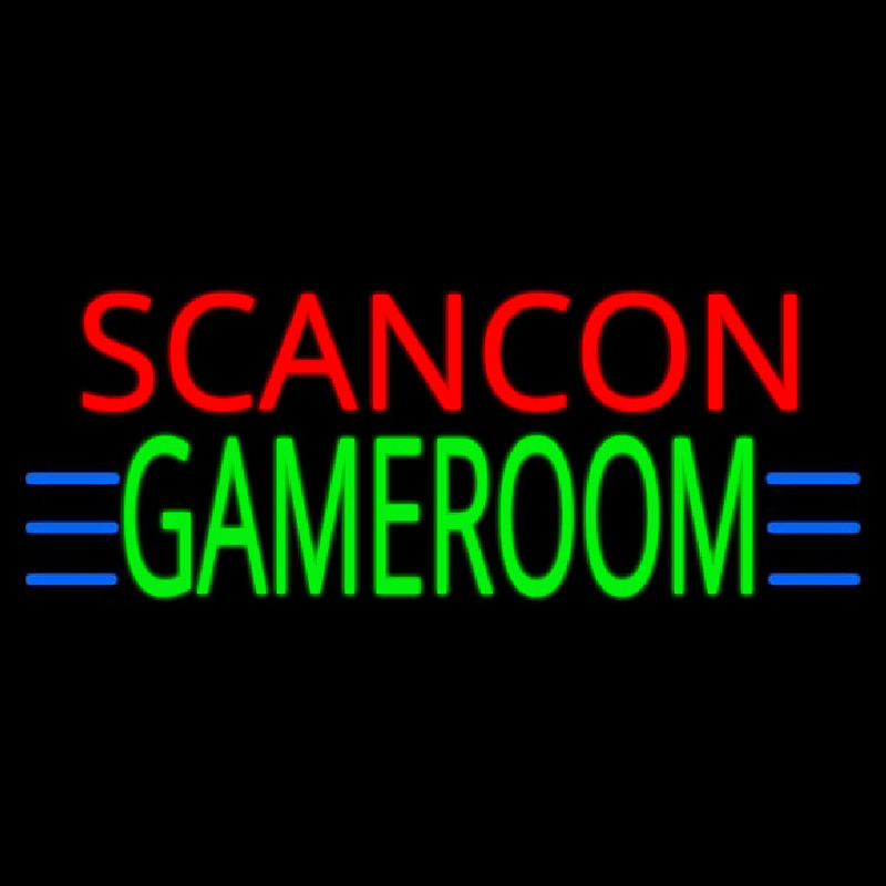 Scancon Gameroom Neon Sign