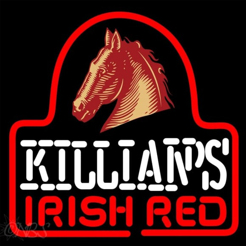 Sgeorge Killians Irish Red Horse Head Beer Sign Neon Sign